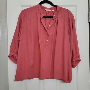 3/4 blouse from Uniqlo